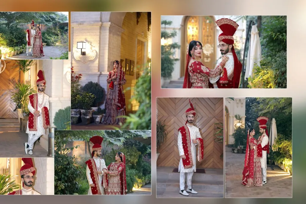 Wedding album spread designed and printed in Multan 4