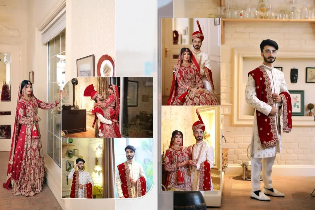 Wedding album spread designed and printed in Multan 2